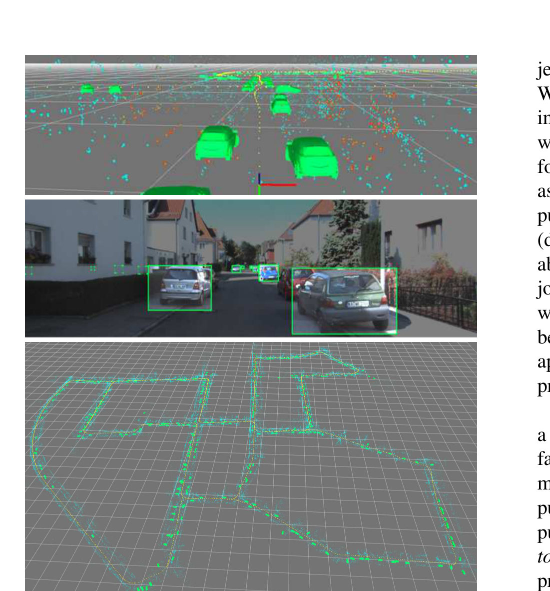 Persistent 3D vehicle detections in a visual-inertial scene representation