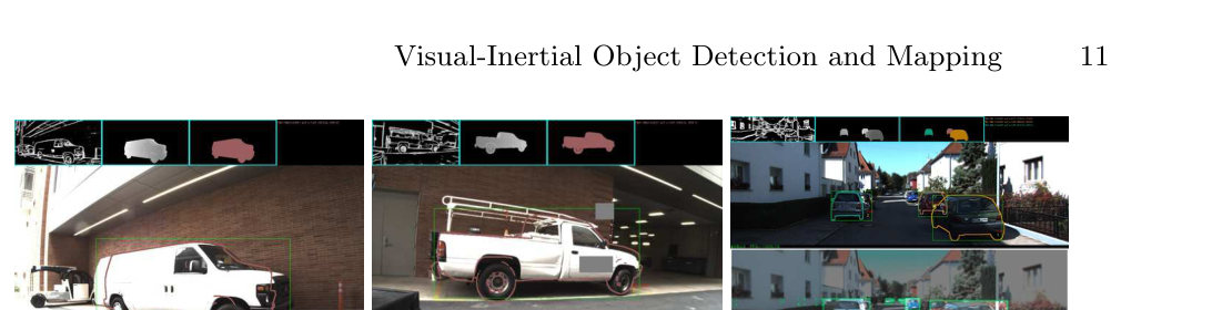 Outdoor object-model detection and pose results from the VISMA system